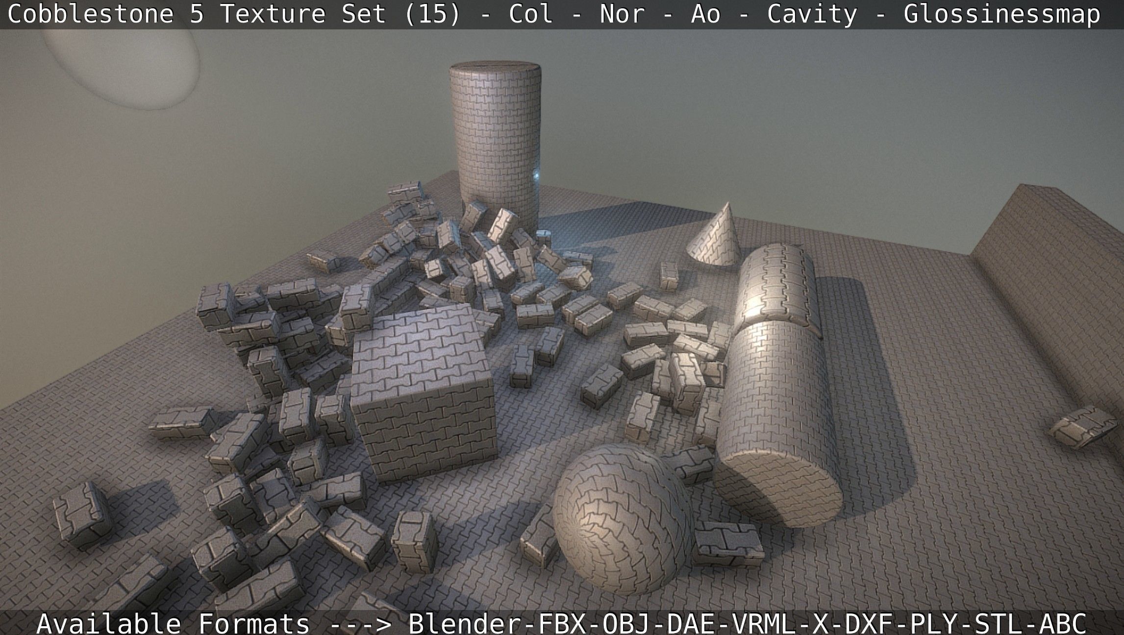 Cobblestone 5 - Texture Set 15 Texture_99