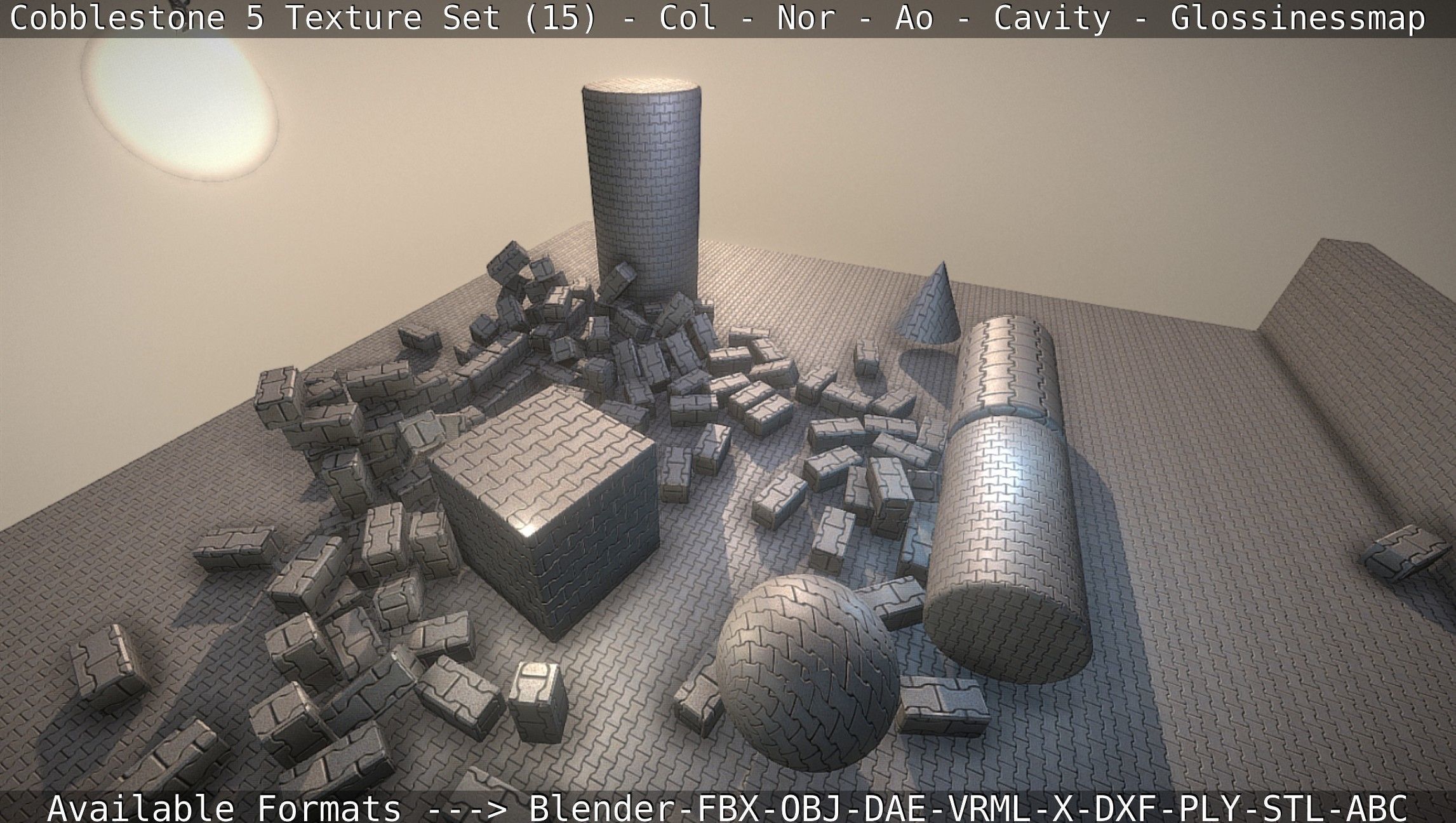 Cobblestone 5 - Texture Set 15 Texture_98