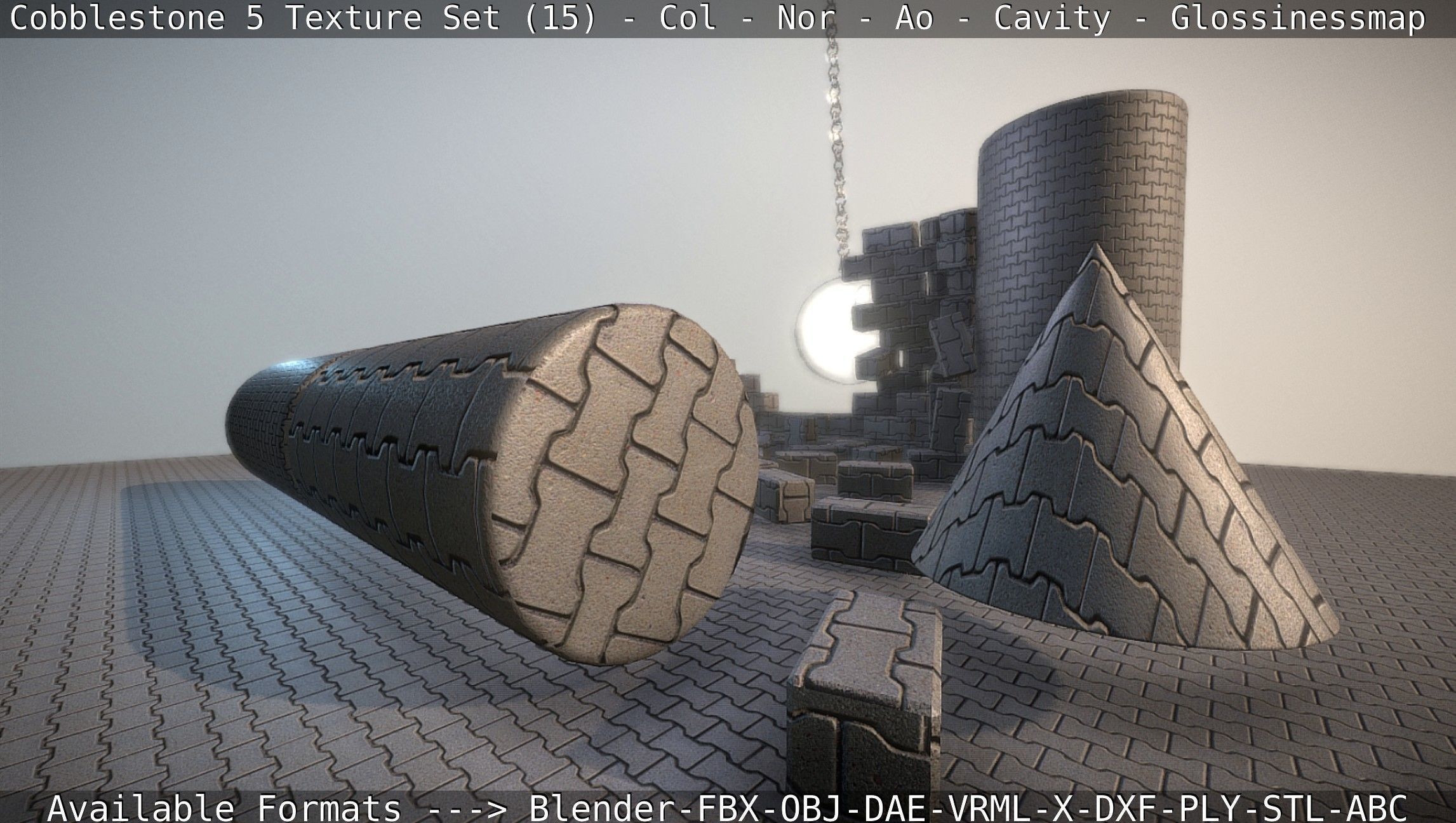 Cobblestone 5 - Texture Set 15 Texture_65