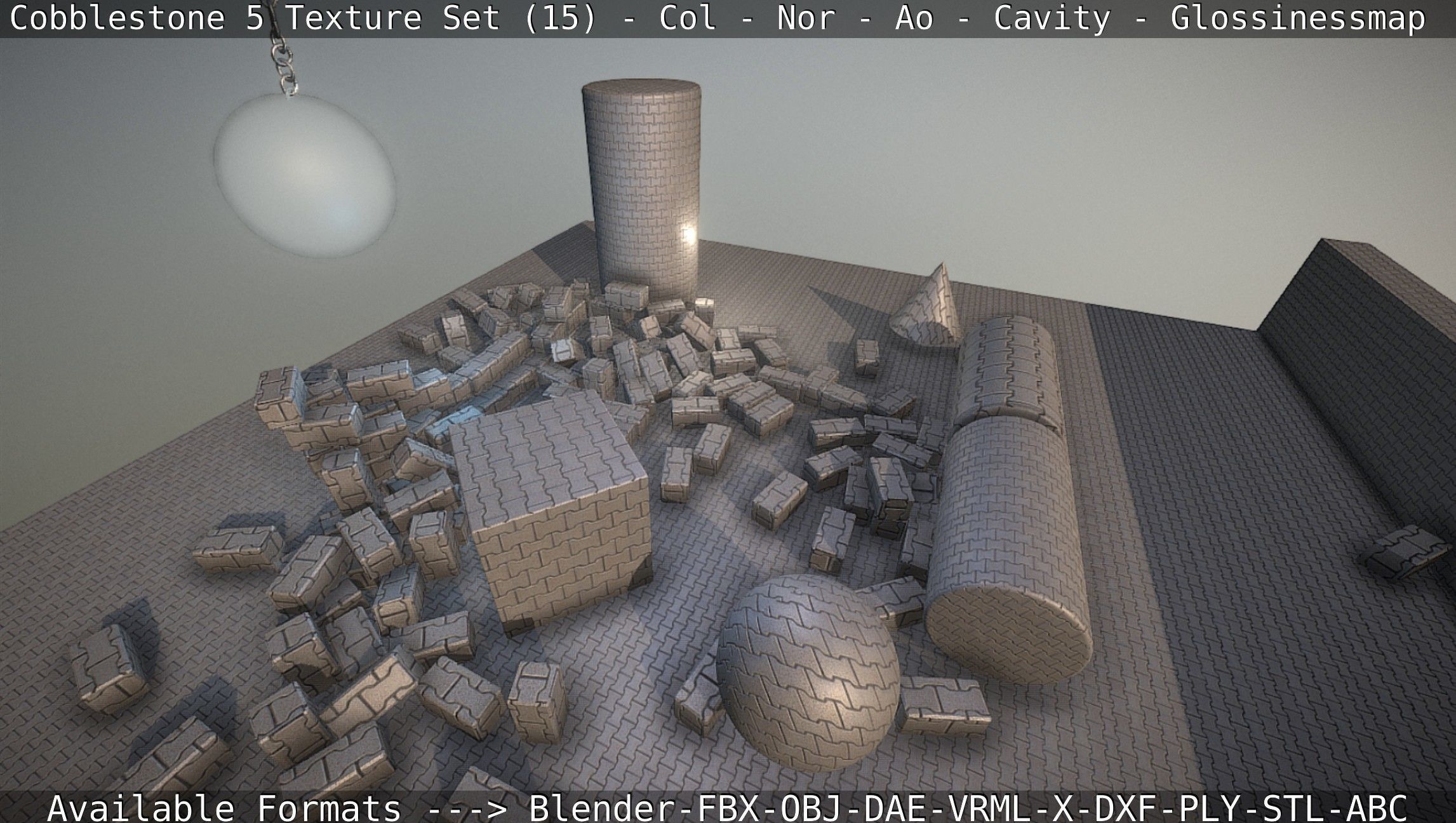 Cobblestone 5 - Texture Set 15 Texture_102