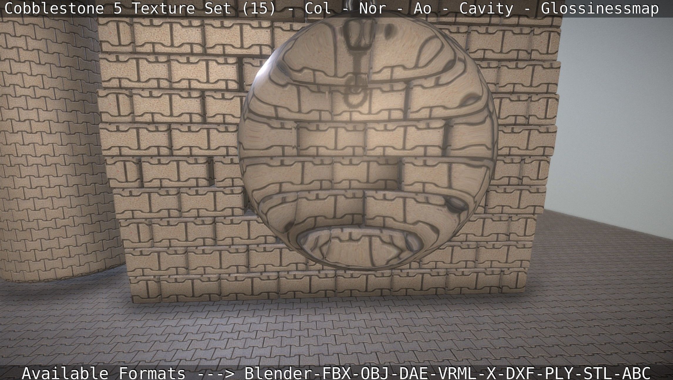 Cobblestone 5 - Texture Set 15 Texture_25