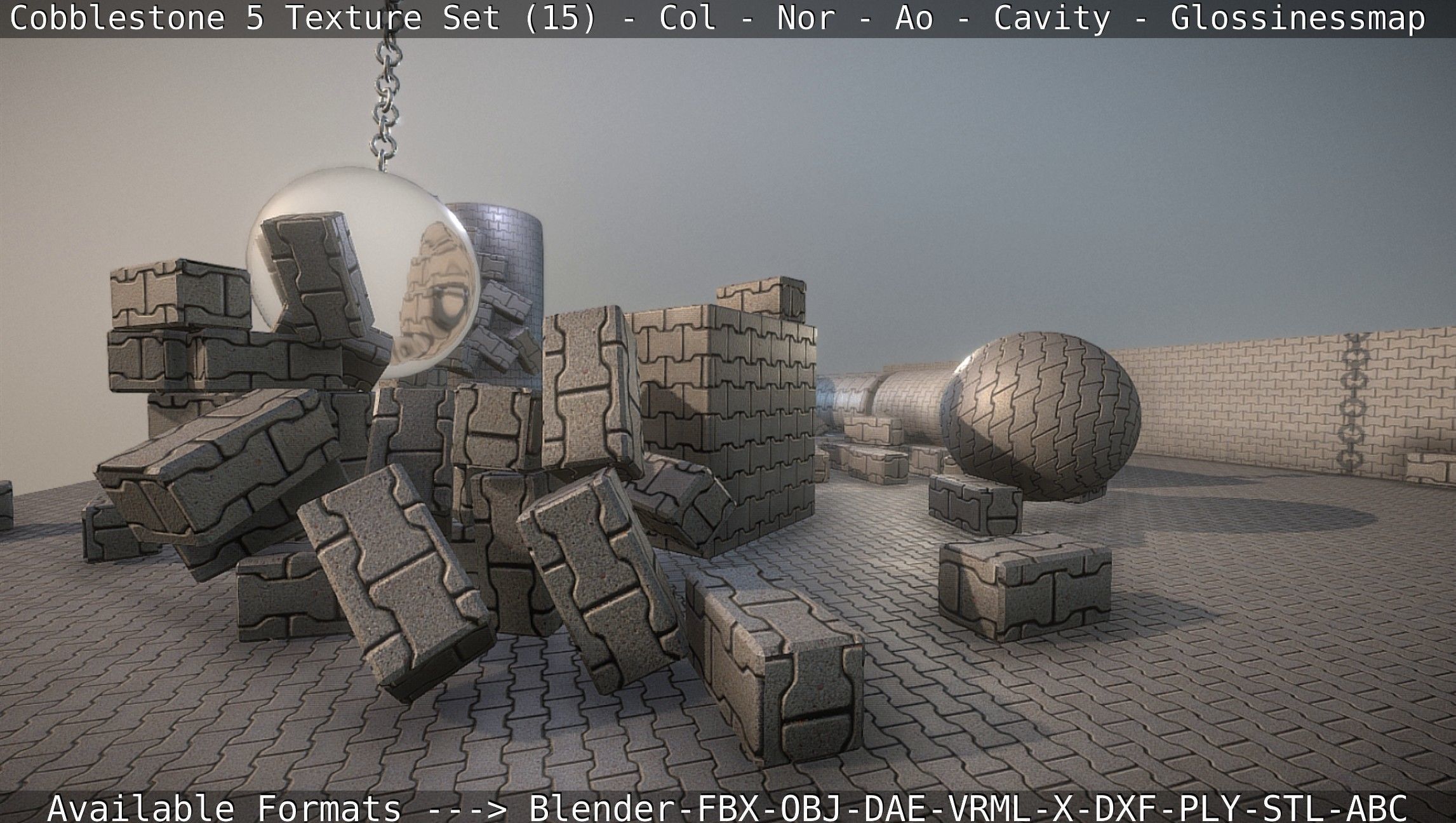 Cobblestone 5 - Texture Set 15 Texture_33