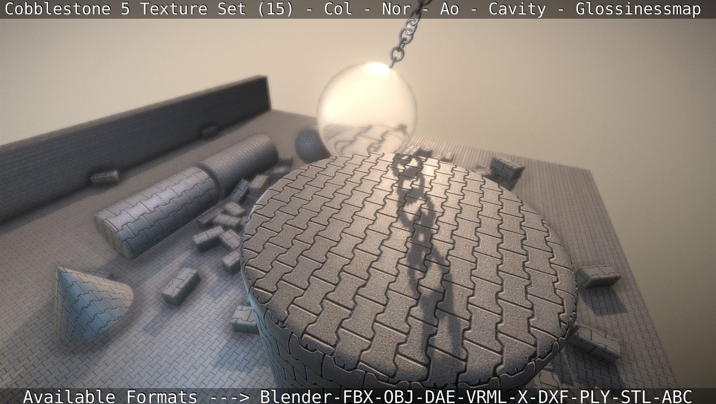 Cobblestone 5 - Texture Set 15 Texture_73