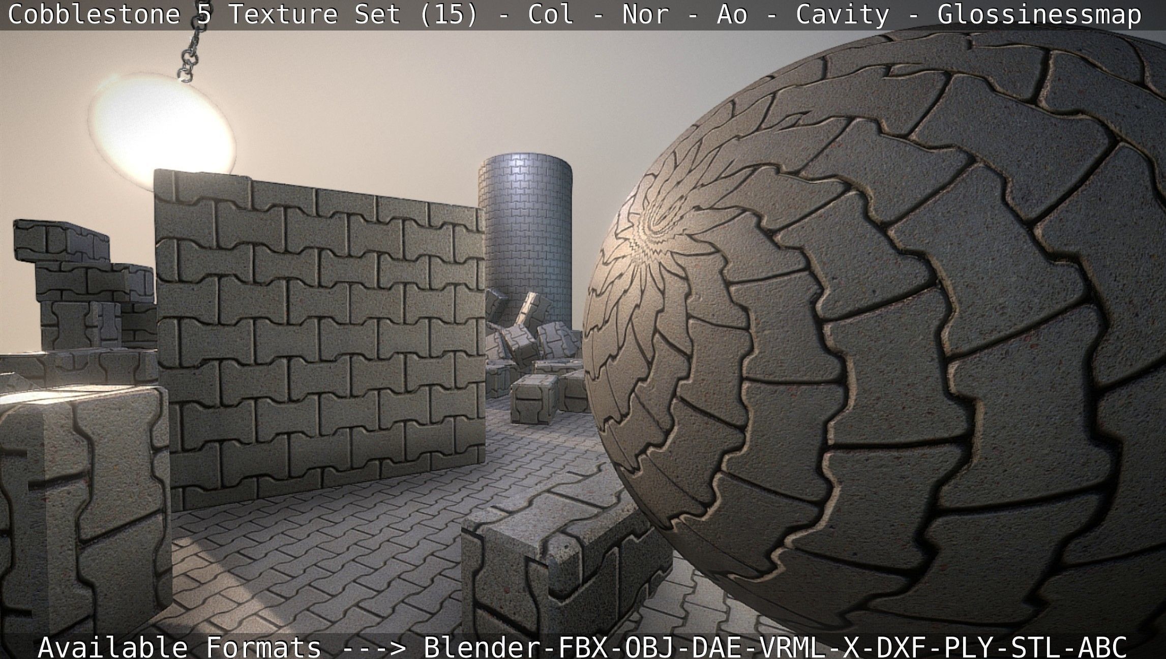 Cobblestone 5 - Texture Set 15 Texture_42