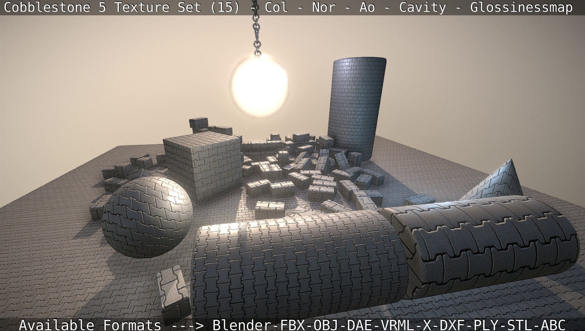 Cobblestone 5 - Texture Set 15 Texture_16