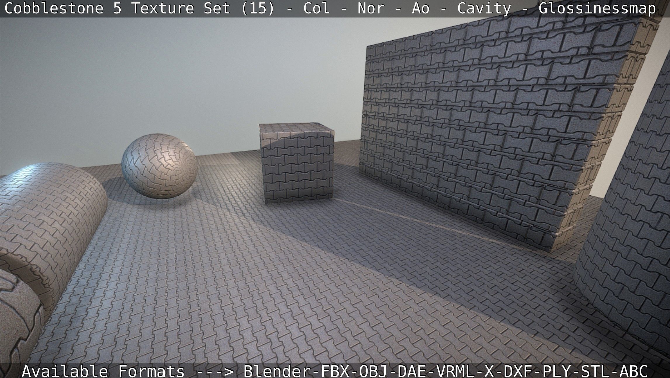 Cobblestone 5 - Texture Set 15 Texture_54