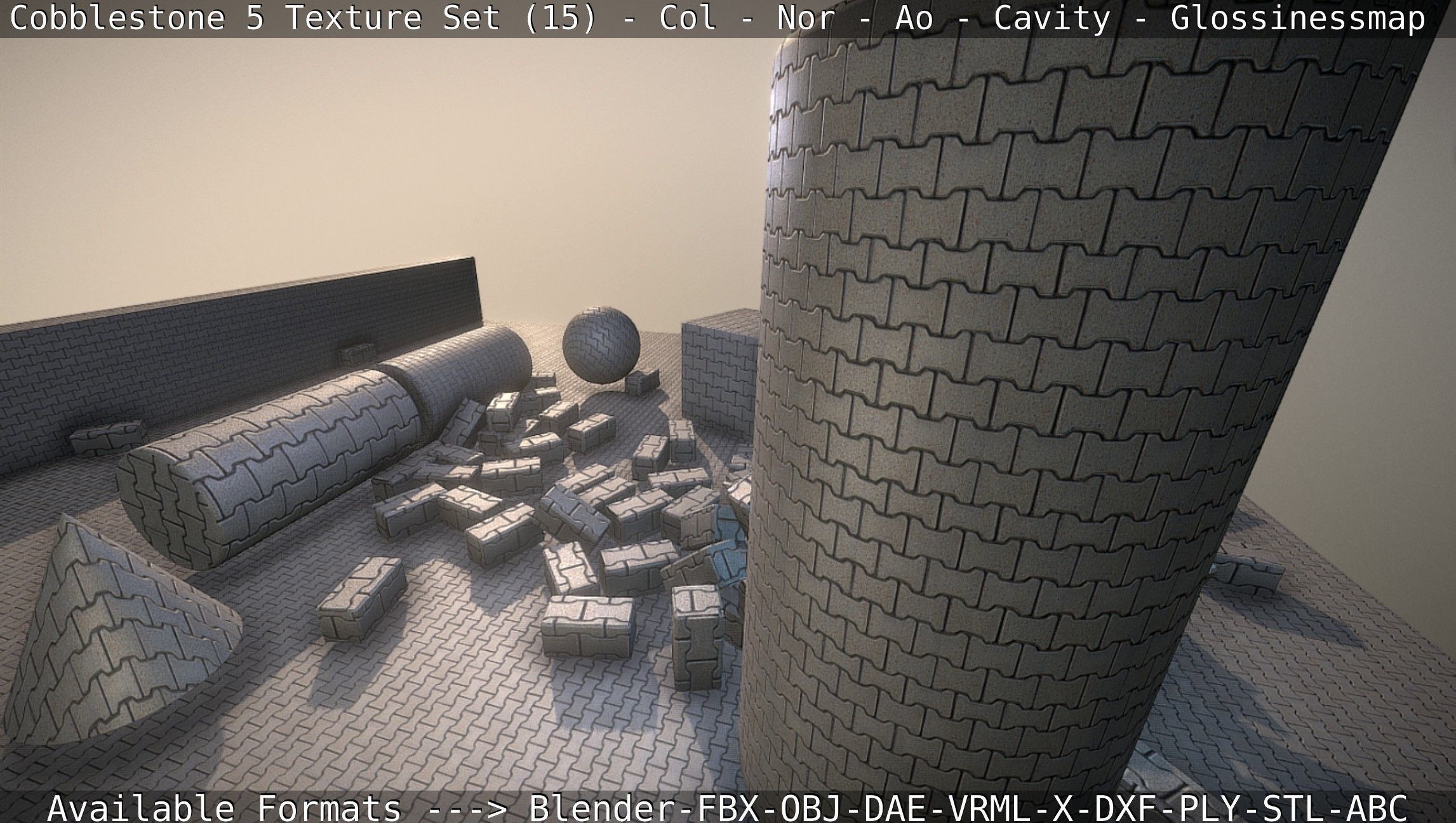 Cobblestone 5 - Texture Set 15 Texture_70