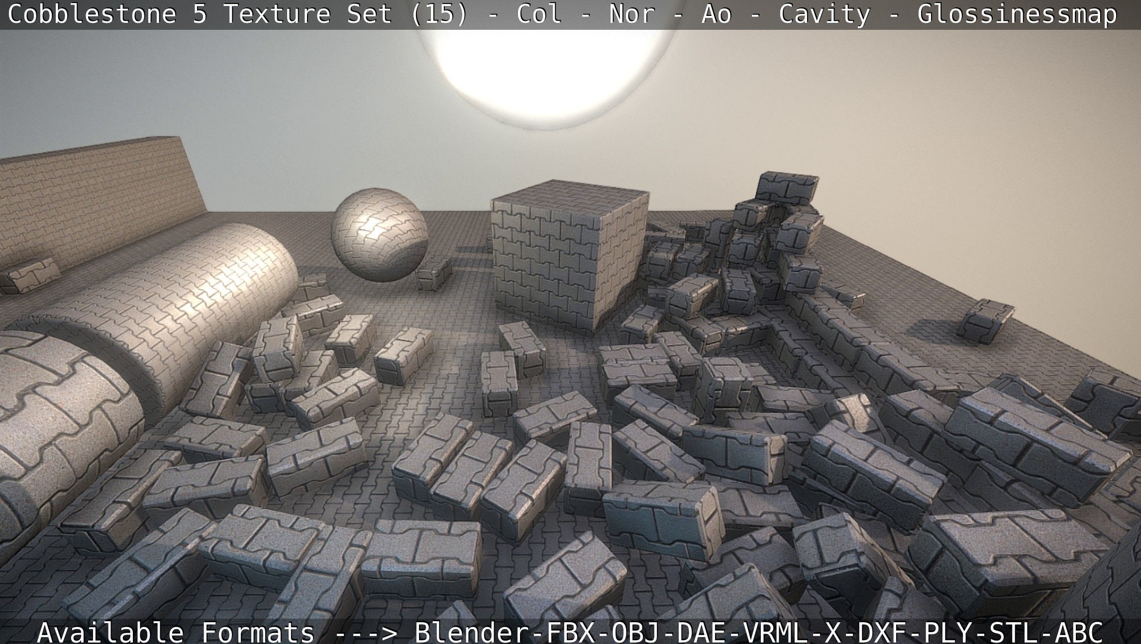 Cobblestone 5 - Texture Set 15 Texture_48