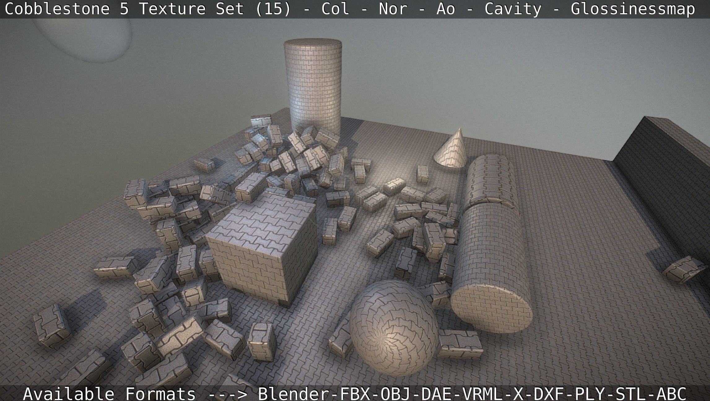 Cobblestone 5 - Texture Set 15 Texture_101