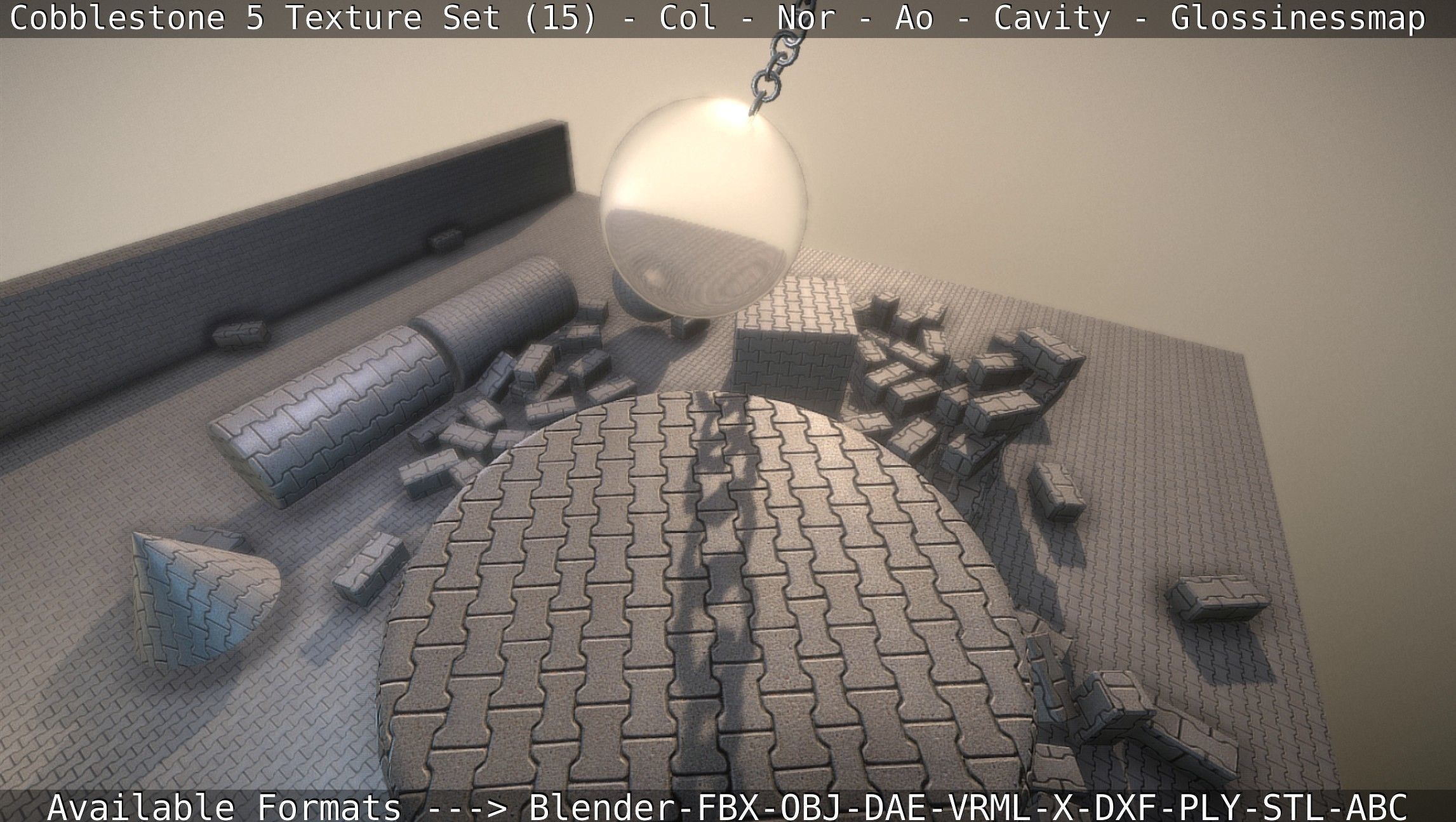 Cobblestone 5 - Texture Set 15 Texture_78