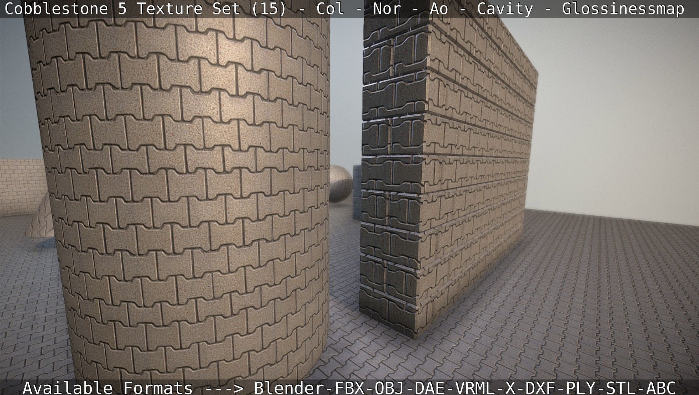 Cobblestone 5 - Texture Set 15 Texture_21