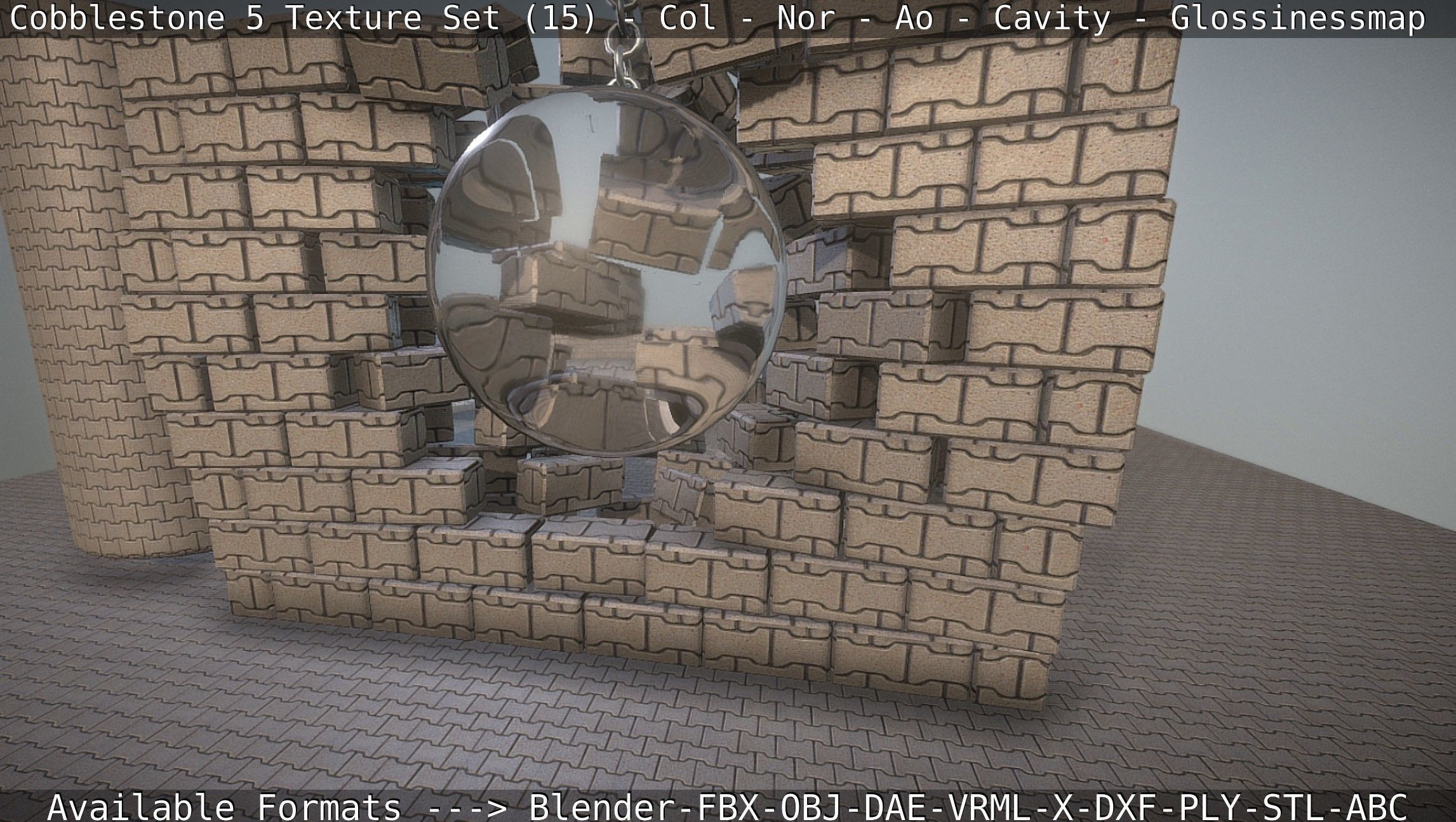 Cobblestone 5 - Texture Set 15 Texture_26