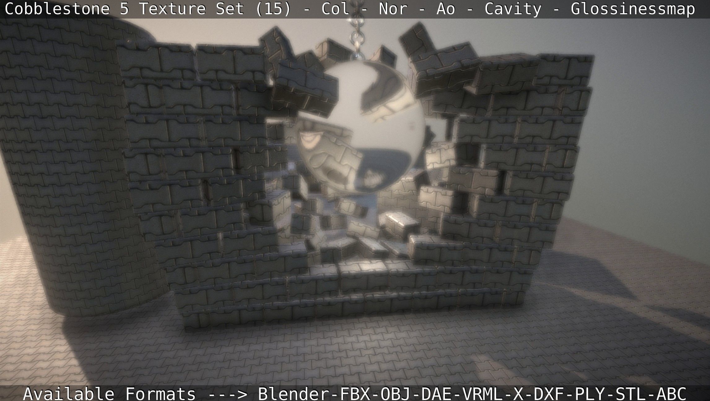 Cobblestone 5 - Texture Set 15 Texture_86