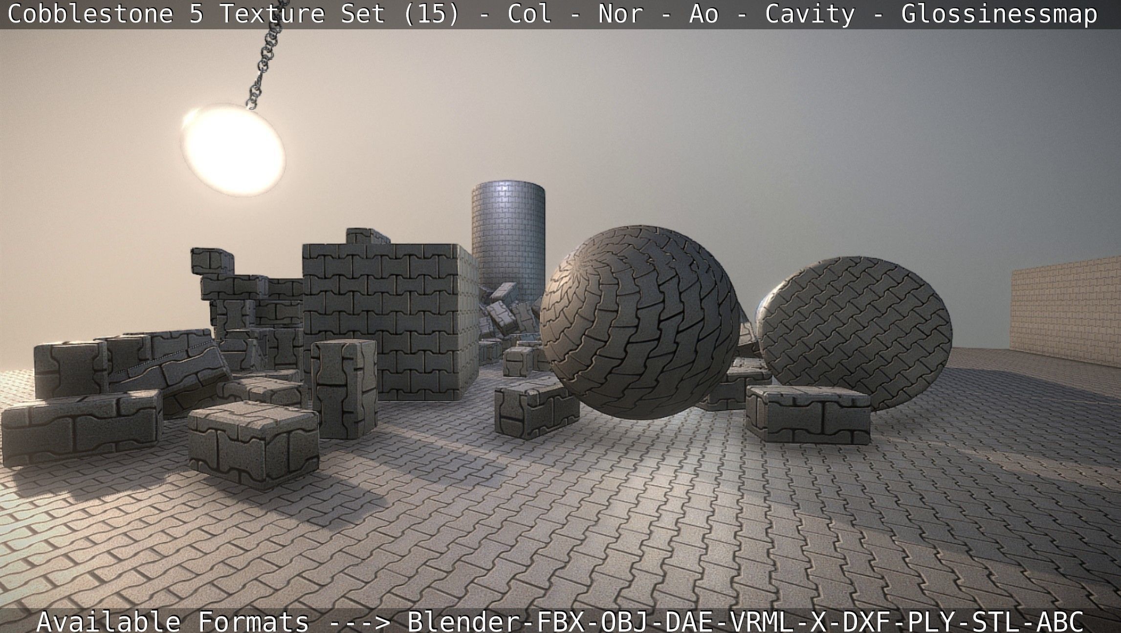 Cobblestone 5 - Texture Set 15 Texture_39