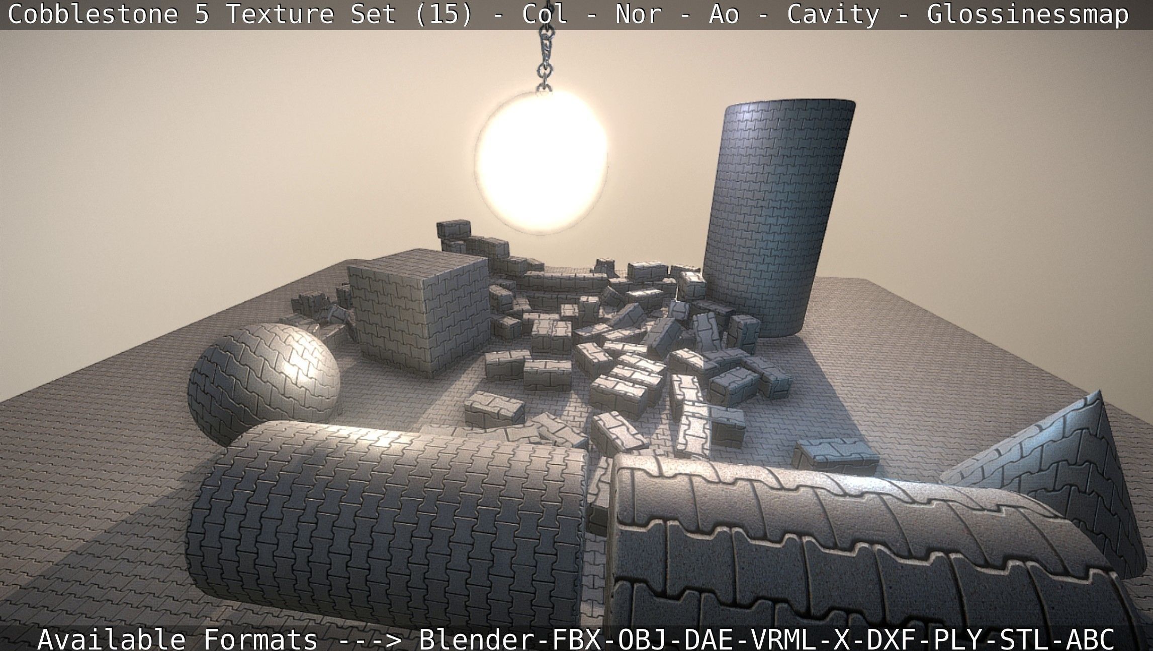 Cobblestone 5 - Texture Set 15 Texture_17