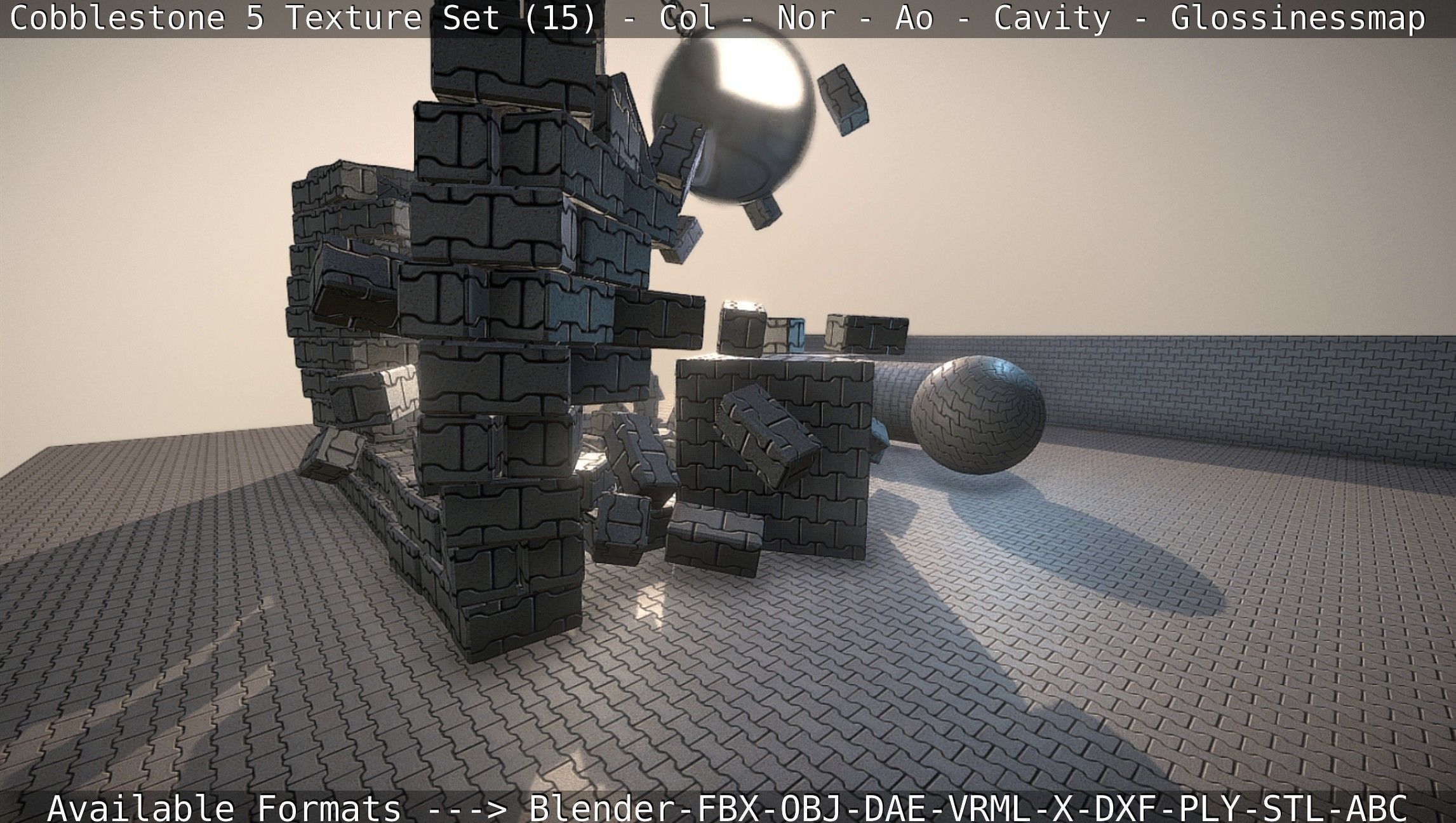 Cobblestone 5 - Texture Set 15 Texture_87