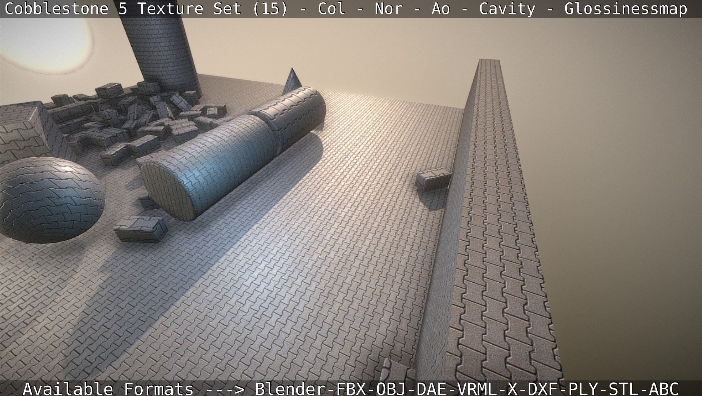 Cobblestone 5 - Texture Set 15 Texture_106