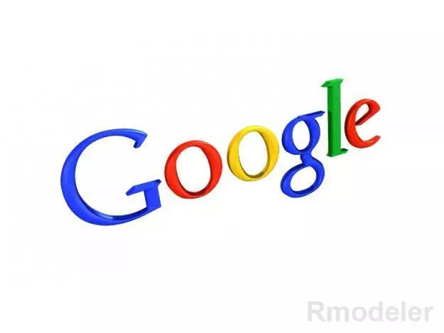 Google 3d Logo 3D model_0