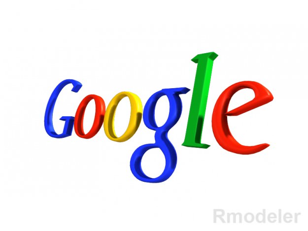 Google 3d Logo 3D model_1