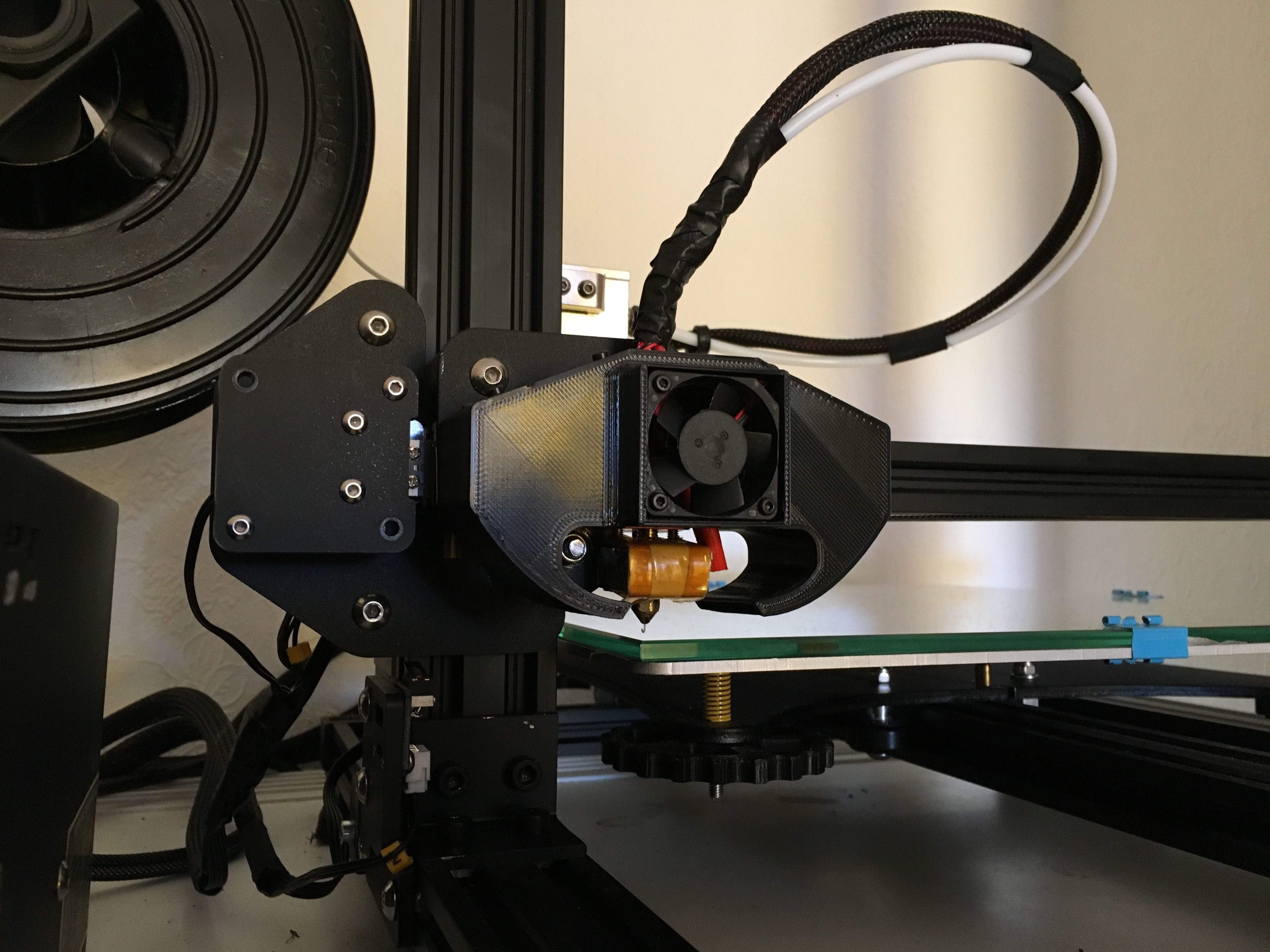 CR-10 Creality 3d  Triple Fan Nozzle 3D print model_3