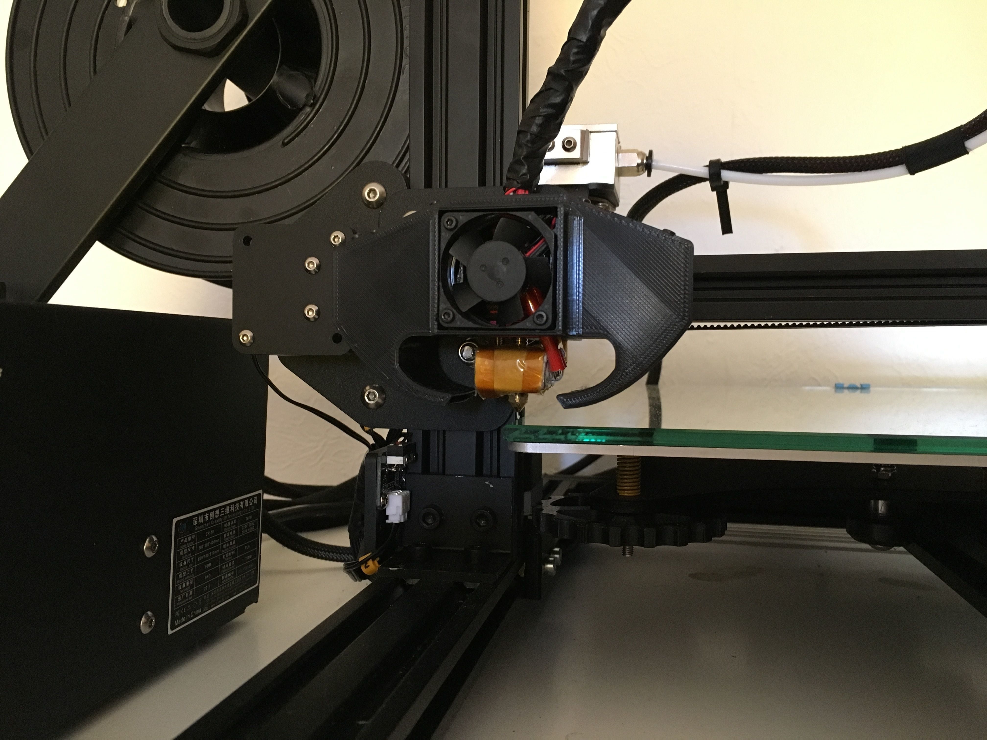 CR-10 Creality 3d  Triple Fan Nozzle 3D print model_2