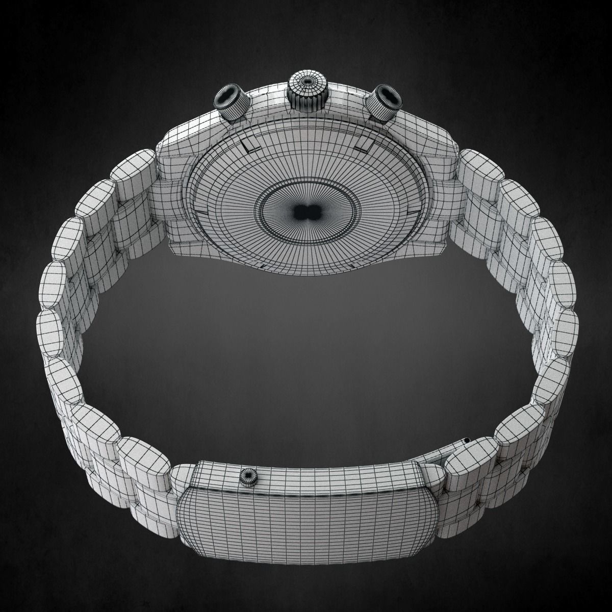 Omega Speedmaster Watch 3D model_8