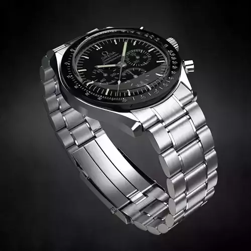 Omega Speedmaster Watch 3D model Omega Speedmaster Watch 3D model