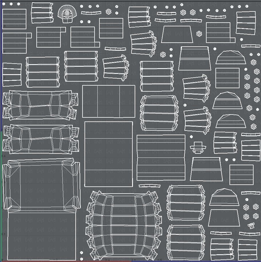 Chest and Box V01 Low-poly 3D model_39