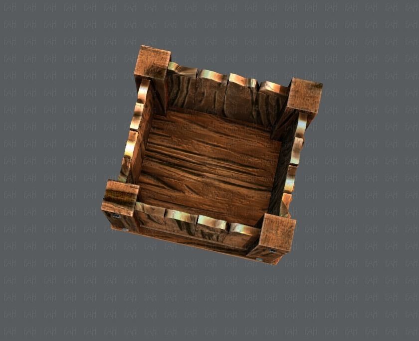 Chest and Box V01 Low-poly 3D model_20