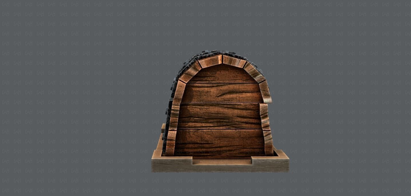 Chest and Box V01 Low-poly 3D model_5
