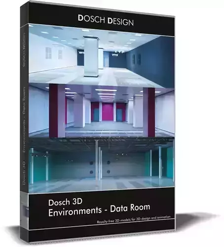 DOSCH 3D - Environments - Data Room 3D model