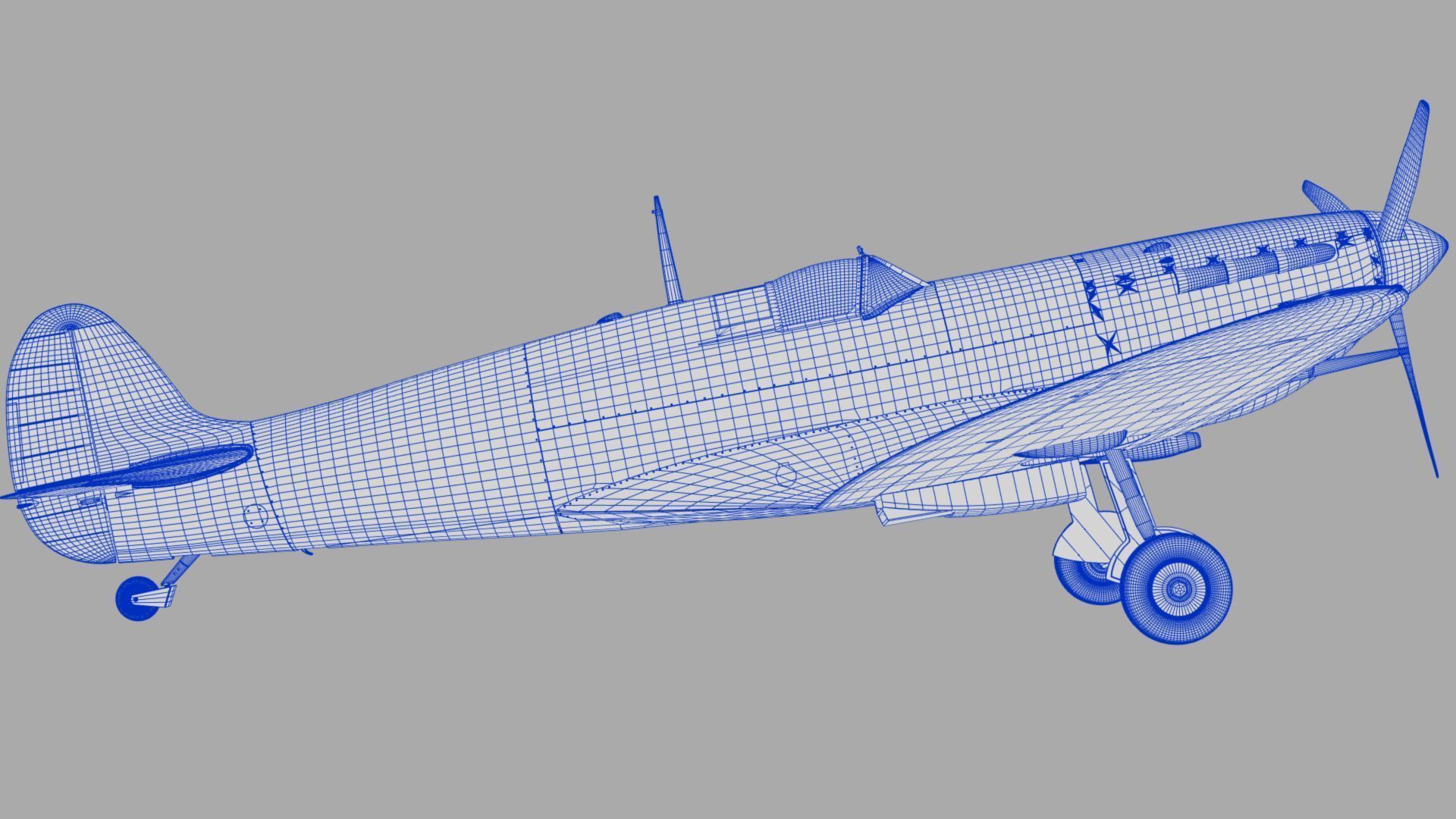 SEAFIRE MK IIC 3D model_14