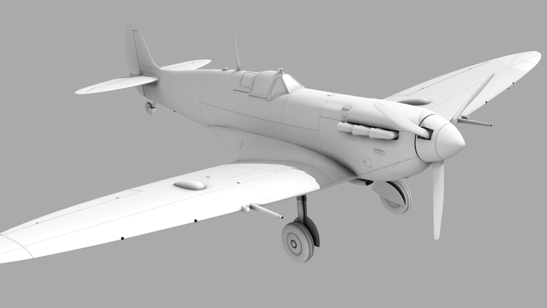SEAFIRE MK IIC 3D model_5