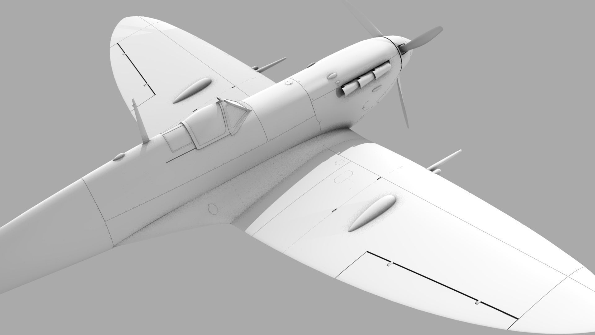 SEAFIRE MK IIC 3D model_1