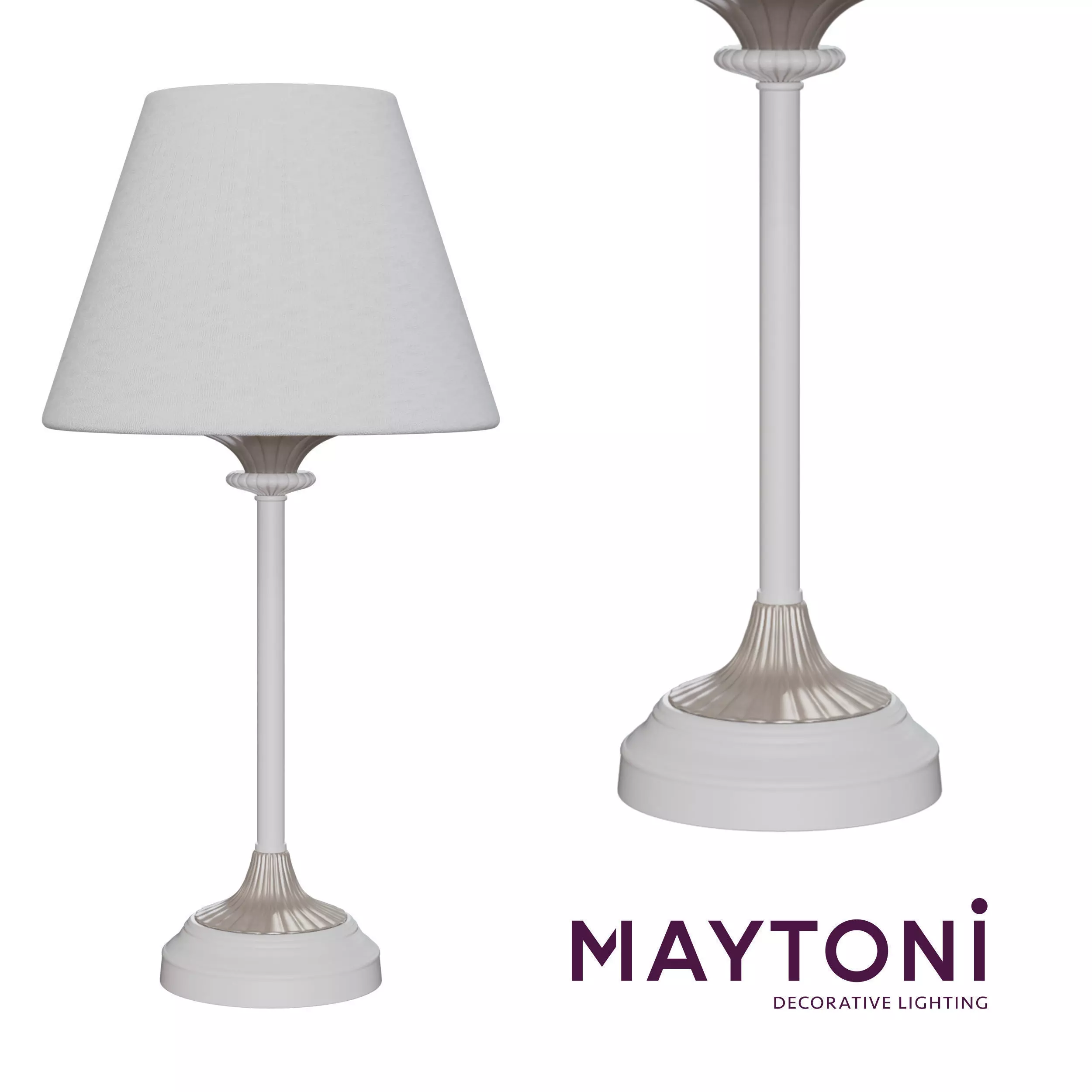 Table lamp ARM424-TL-01-W Maytoni Classic free 3d model Free 3D print model_0