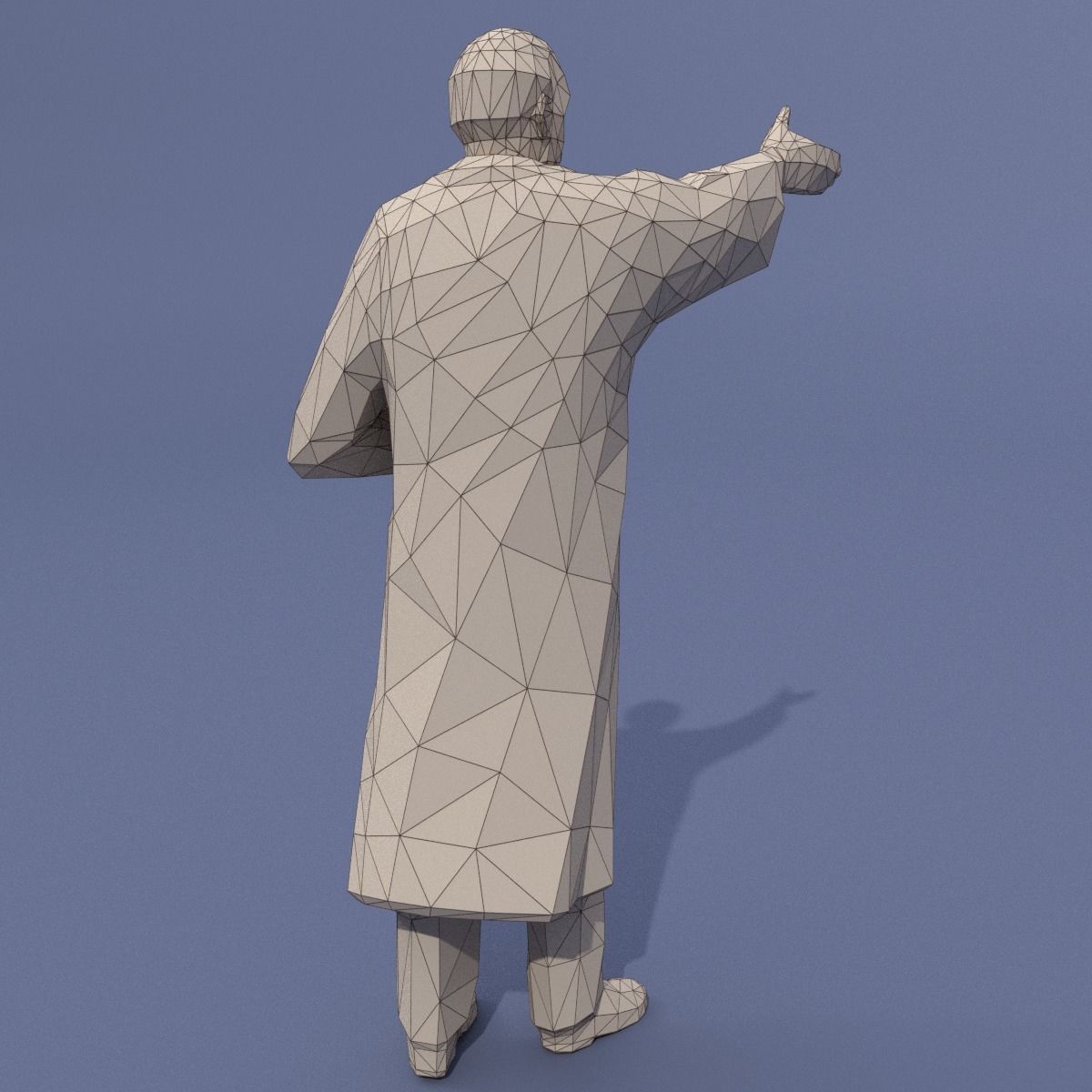 Two monuments of Lenin 3D model_10