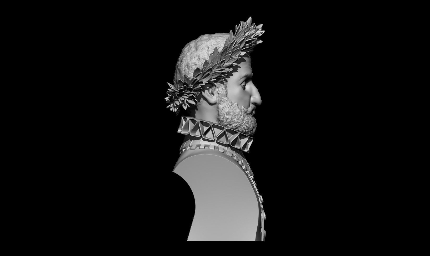Luis Vaz De Camoes 3D print model_2