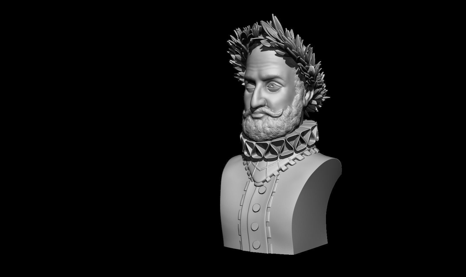 Luis Vaz De Camoes 3D print model_5