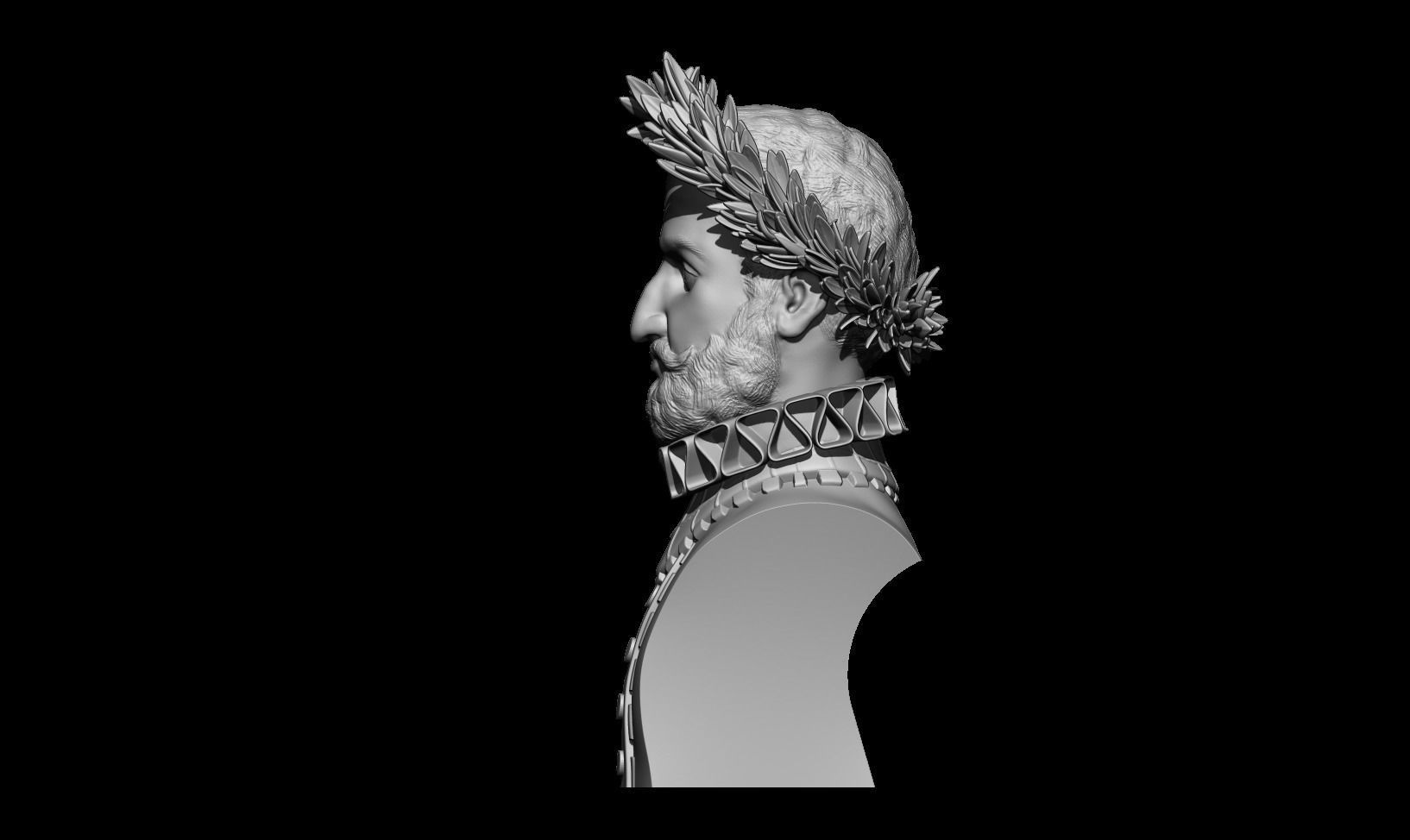 Luis Vaz De Camoes 3D print model_6