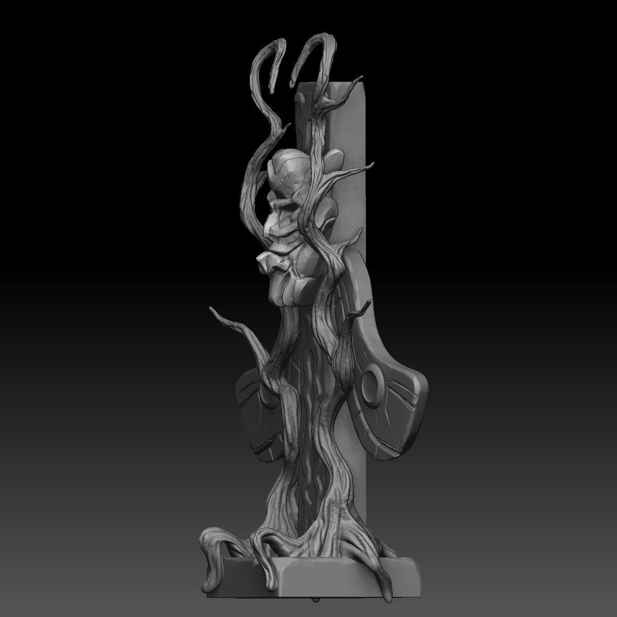 Fantasy totem 3D model_6