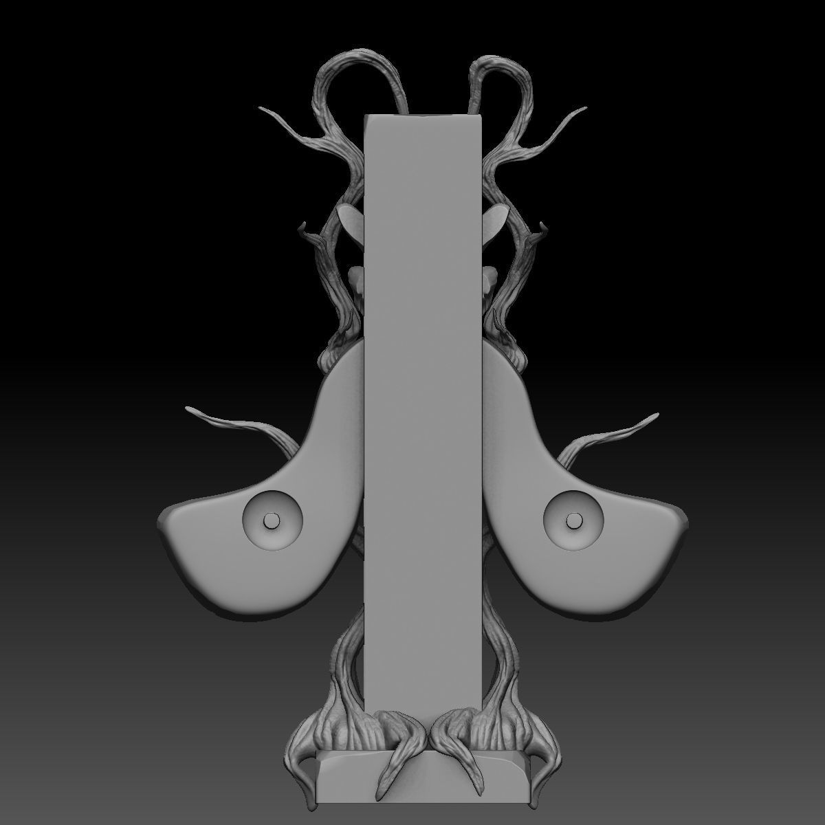 Fantasy totem 3D model_3