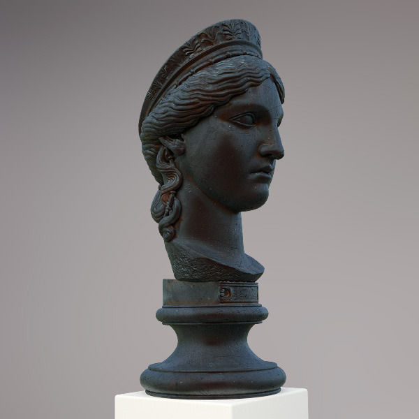 Bust of Hera 3D model_9
