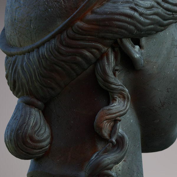 Bust of Hera 3D model_12