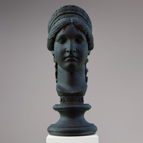 Bust of Hera 3D model_8
