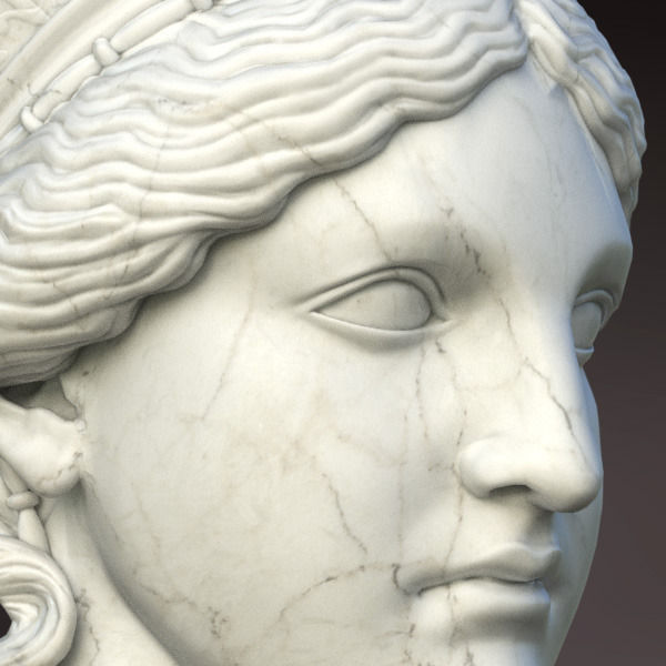 Bust of Hera 3D model_7