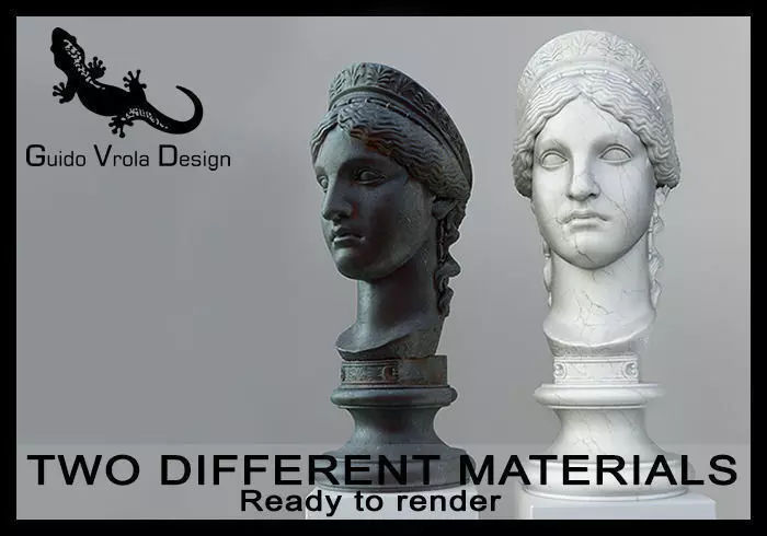 Bust of Hera 3D model_0