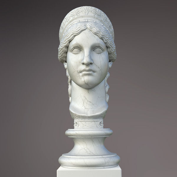 Bust of Hera 3D model_1