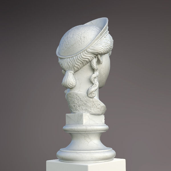 Bust of Hera 3D model_5