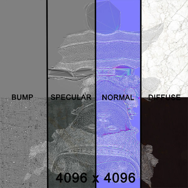 Bust of Hera 3D model_15