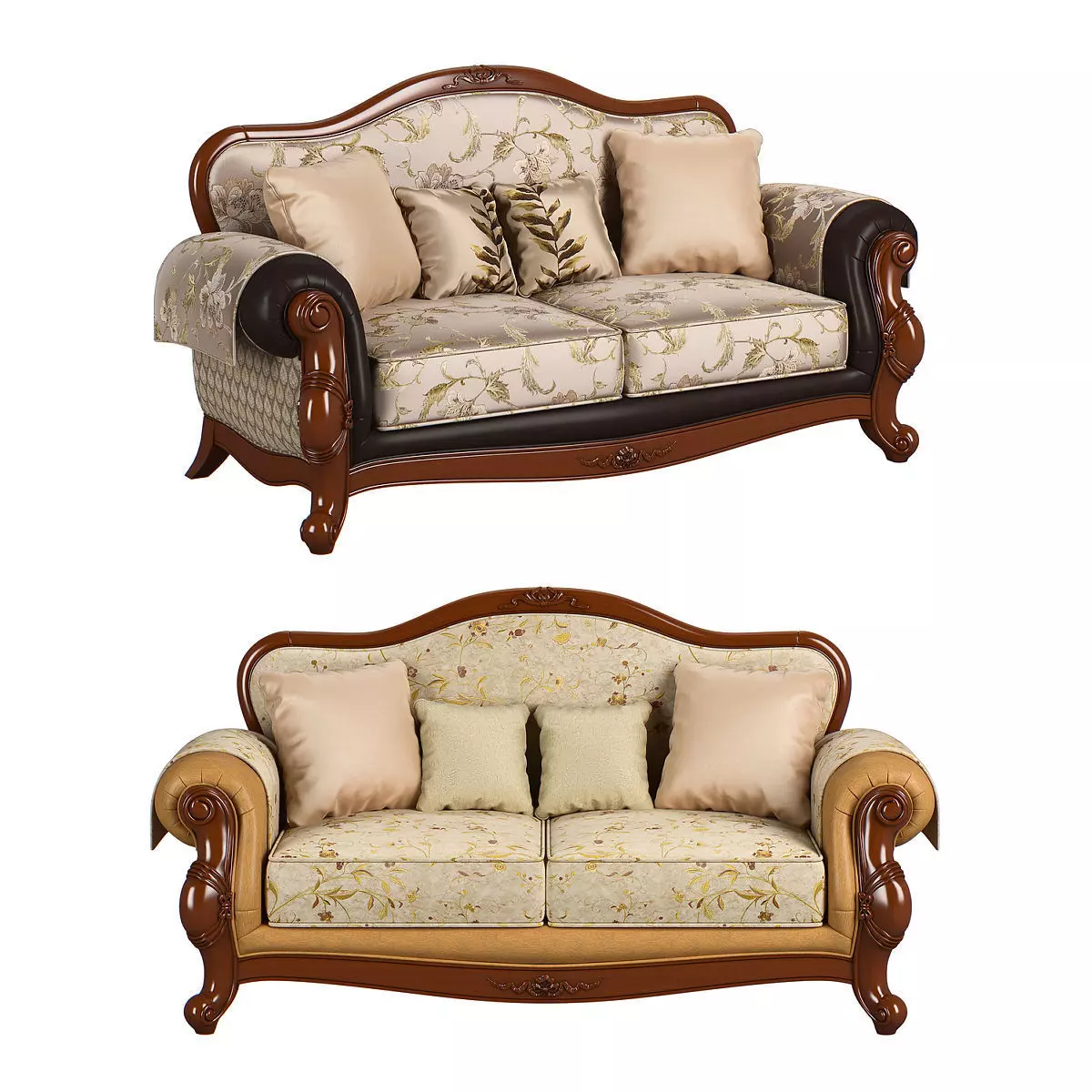 230-1 Carpenter Sofa C Sofa Bed 2 seats 2150x1005x1150 3D model